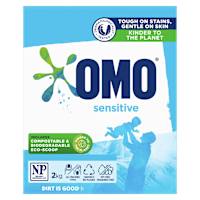 OMO Sensitive Laundry Detergent Powder Front & Top Loader