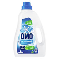 OMO Active Clean Laundry Liquid Detergent Front & Top Loader