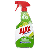 Ajax Spray n' Wipe Multi-Purpose Kitchen Household Cleaner Trigger Surface Spray Baking Soda & Citrus Stone Safe