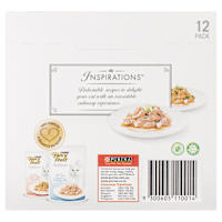 Fancy Feast Adult Inspirations Salmon, Spinach, Courgette & Green Beans and Tuna, Courgette & Rice Wet Cat Food