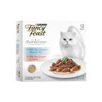Fancy Feast Adult Inspirations Tuna, Courgette & Rice and Beef, Courgette & Tomato Wet Cat Food