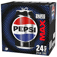 Pepsi Max No Sugar Soda Cans