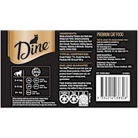 Dine Wet Cat Food Slices With Succulent Chicken Tray