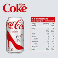 Diet Coca-Cola Soft Drink Multipack Cans