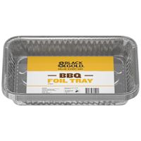 Black & Gold BBQ Foil Tray & Lid