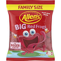 Allen's Big Red Frogs Family Size