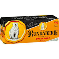 Bundaberg Overproof Rum & Cola Can
