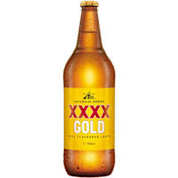 XXXX Gold Lager Bottle