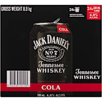 Jack Daniel's & Cola Cube Can
