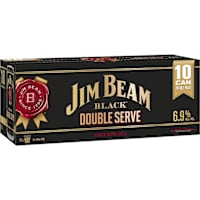 Jim Beam Black & Cola Double Serve Can