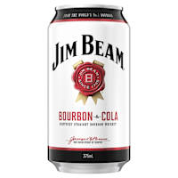 Jim Beam White & Cola Can