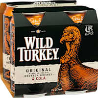 Wild Turkey Bourbon & Cola Can
