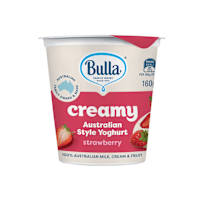 Bulla Creamy Australian Style Yoghurt Strawberry