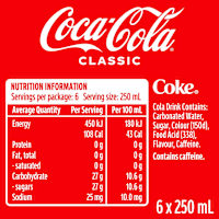 Coca-Cola Classic Soft Drink Multipack Mini Cans