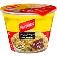 Fantastic Bowl Noodles Beef Flavour