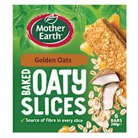 Mother Earth Golden Baked Oaty Slice Golden Oats