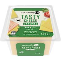 Community Co Sliced Tasty Cheese