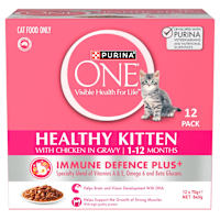 Purina One Kitten Pet Food Chicken Multipack