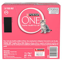 Purina One Kitten Pet Food Chicken Multipack