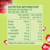 Golden Circle Raspberry Cordial