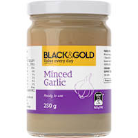 Black & Gold Minced Garlic