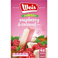 Weis Dairy Free Frozen Dessert Raspberry Coconut