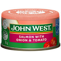 John West Salmon Tempters Onion & Tomato