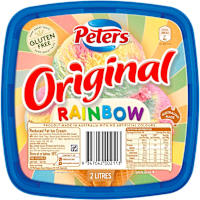 Peters Original Rainbow Ice Cream