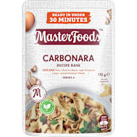 MasterFoods Carbonara Recipe Base Stove Top Pouch