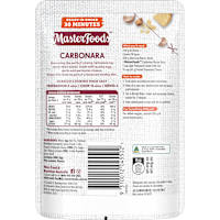 MasterFoods Carbonara Recipe Base Stove Top Pouch