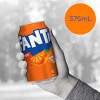 Fanta Orange Soft Drink Can