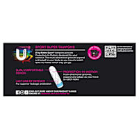 U By Kotex Sport Tampons Super