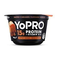 YoPRO Salted Caramel Flavoured Yoghurt