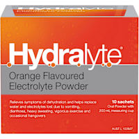 Hydralyte Electrolyte Powder Orange