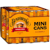 Bundaberg Ginger Beer Mini Can