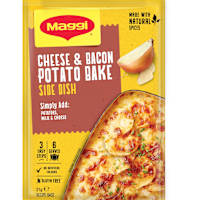 Maggi Cheese & Bacon Potato Bake
