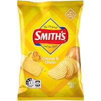 Smith's Single Pack Crinkle Cheese & Onion
