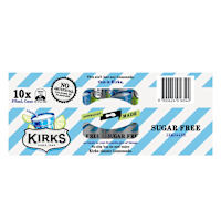 Kirks Sugar Free Lemonade Multipack 375ml Cans Soft Drink