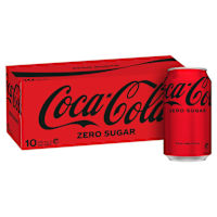 Coca-Cola Zero Sugar Soft Drink Multipack Cans