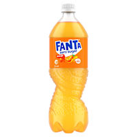 Fanta Orange Zero Sugar Soft Drink Bottle