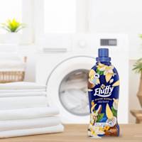 Fluffy Divine Blends Concentrated Fabric Softener Conditioner Warm Vanilla & Creamy Coconut