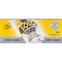 Solo Zero Sugar Lemon Soft Drink