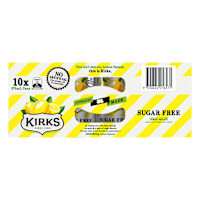 Kirks Sugar Free Lemon Squash Multipack Cans Soft Drink 375mL