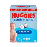 Huggies Wipes With Coconut 80 Wipes Per Pack