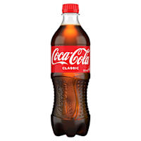 Coca-Cola Classic Soft Drink Bottle