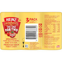 Heinz Spaghetti Tomato and Cheese