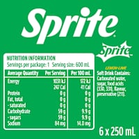 Sprite Lemonade Soft Drink