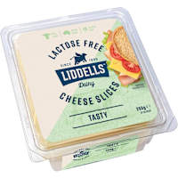 Liddells Lactose Free Tasty Cheese 12 Slices