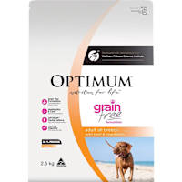 Optimum Grain Free Dry Dog Food With Beef & Vegetables