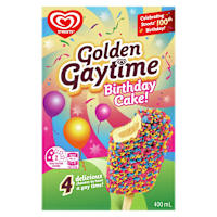 Streets Golden Gaytime Ice Cream Birthday Cake